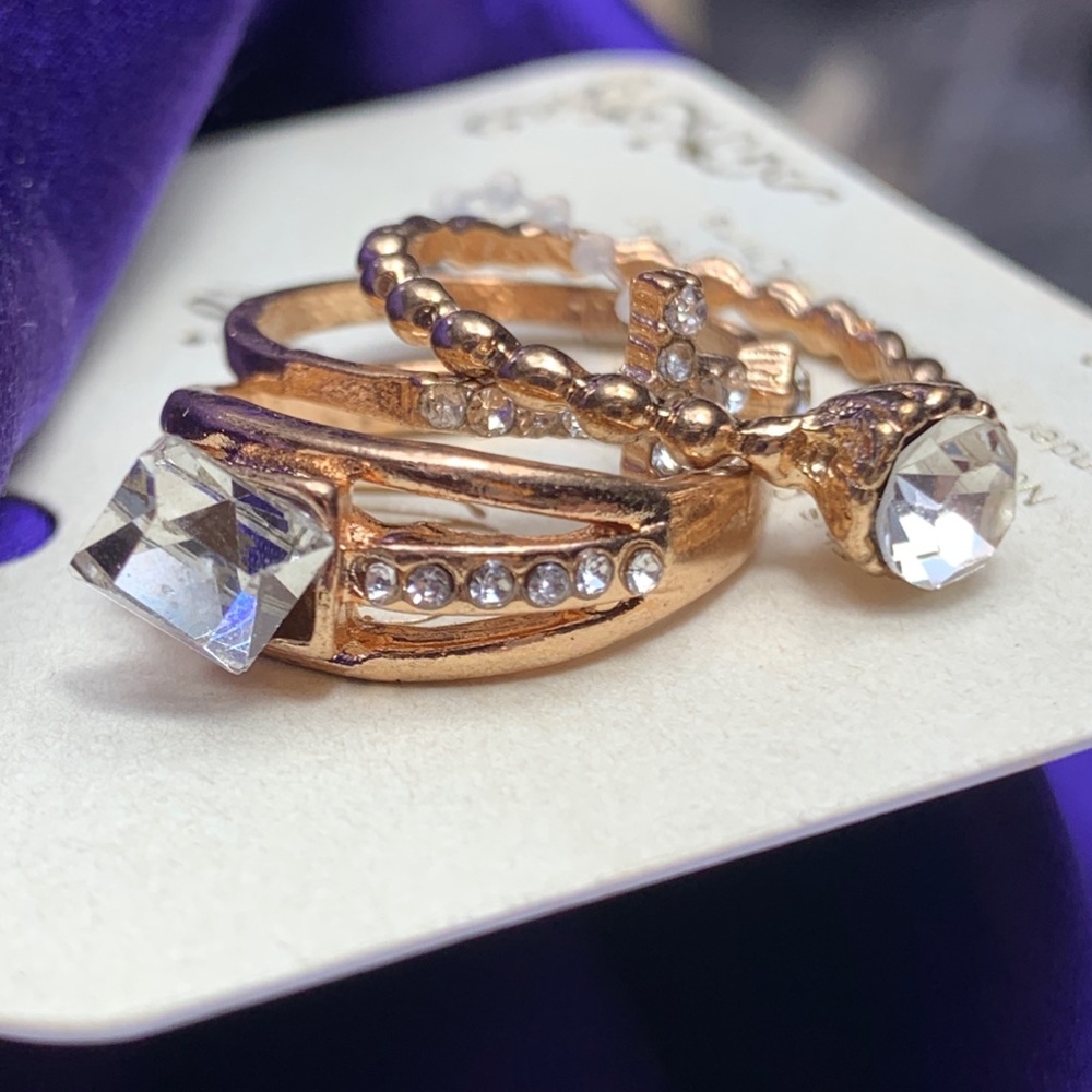 NWT Stacking Rings